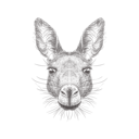 پیش‌نمایش فایل kangaroo-1533278 از پک تصاویر وینتیج حیوانات