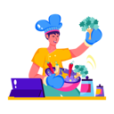 پیش‌نمایش فایل chef-putting-ingredients-in-salad-bowl-12174496 از پک آماده‌سازی غذا