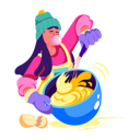 پیش‌نمایش فایل girl-mixing-batter-using-whisker-12174466 از پک آماده‌سازی غذا