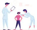 پیش‌نمایش فایل doctor-shooting-vaccine-with-syringe-to-boy-shoulder-4587255 از پک سلامت و پزشکی