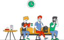 پیش‌نمایش فایل male-and-female-patients-waiting-doctor-appointment-in-hospital-4662280 از پک سلامت و پزشکی