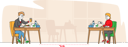 پیش‌نمایش فایل social-distance-in-cafe-4662291 از پک سلامت و پزشکی