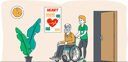 پیش‌نمایش فایل young-nurse-social-worker-care-of-sick-senior-driving-on-wheelchair-4662287 از پک سلامت و پزشکی