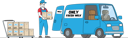 پیش‌نمایش فایل company-delivering-milk-by-car-4662252 از پک غذا و نوشیدنی