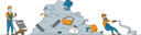 پیش‌نمایش فایل employee-working-at-scrapyard-recycle-industry-4664471 از پک صنعت و تولید