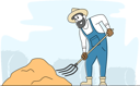 پیش‌نمایش فایل farmer-stacking-haystack-during-summertime-4664438 از پک صنعت و تولید