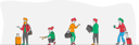 پیش‌نمایش فایل people-waiting-in-waiting-in-queue-at-airport-4664473 از پک صنعت و تولید