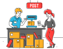پیش‌نمایش فایل woman-collecting-mail-from-post-office-4664456 از پک صنعت و تولید