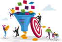 پیش‌نمایش فایل funnel-marketing-4704239 از پک کسب و کار و امور مالی