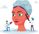 پیش‌نمایش فایل doctor-prepare-woman-for-plastic-surgery-drawing-lines-on-face-and-put-injections-4704826 از پک سلامت و پزشکی