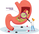 پیش‌نمایش فایل doctor-with-magnifying-glass-learning-sick-stomach-with-helicobacter-pylori-disease-or-gastritis-4704841 از پک سلامت و پزشکی