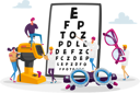 پیش‌نمایش فایل professional-optician-exam-for-vision-treatment-4704819 از پک سلامت و پزشکی