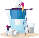 پیش‌نمایش فایل people-installing-membrane-for-water-purification-4704915 از پک صنایع