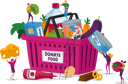 پیش‌نمایش فایل basket-of-food-for-donation-4704367 از پک غذا و نوشیدنی