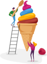 پیش‌نمایش فایل couple-making-ice-cream-4704389 از پک غذا و نوشیدنی