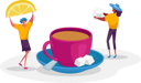 پیش‌نمایش فایل couple-making-lemon-tea-4704437 از پک غذا و نوشیدنی