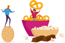 پیش‌نمایش فایل eating-snacks-and-fast-food-4704422 از پک غذا و نوشیدنی
