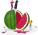 پیش‌نمایش فایل enjoying-slice-of-watermelon-4704449 از پک غذا و نوشیدنی