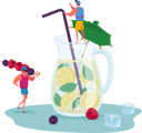 پیش‌نمایش فایل having-glass-of-lemonade-4704434 از پک غذا و نوشیدنی