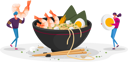 پیش‌نمایش فایل making-chinese-ramen-noodles-soup-4704415 از پک غذا و نوشیدنی