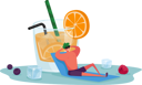 پیش‌نمایش فایل man-chilling-and-having-glass-of-orange-juice-4704432 از پک غذا و نوشیدنی