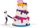 پیش‌نمایش فایل man-decorating-cake-4704358 از پک غذا و نوشیدنی