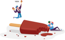 پیش‌نمایش فایل man-eating-ice-cream-bar-4704387 از پک غذا و نوشیدنی