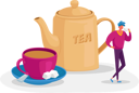 پیش‌نمایش فایل man-having-a-cup-of-tea-4704438 از پک غذا و نوشیدنی