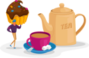 پیش‌نمایش فایل man-having-cupcake-with-cup-of-tea-4704440 از پک غذا و نوشیدنی