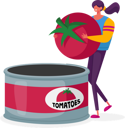 پیش‌نمایش فایل man-working-at-canned-tomato-manufacturing-4704363 از پک غذا و نوشیدنی