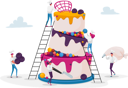 پیش‌نمایش فایل people-decorating-birthday-cake-4704357 از پک غذا و نوشیدنی