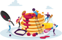 پیش‌نمایش فایل people-making-pancake-together-4704400 از پک غذا و نوشیدنی