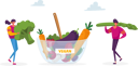 پیش‌نمایش فایل vegan-meal-for-healthy-lifestyle-4704442 از پک غذا و نوشیدنی