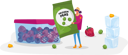 پیش‌نمایش فایل woman-carrying-pack-of-frozen-peas-4704378 از پک غذا و نوشیدنی