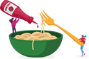 پیش‌نمایش فایل woman-eating-spaghetti-4704406 از پک غذا و نوشیدنی