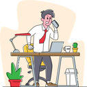 پیش‌نمایش فایل angry-business-man-with-red-face-speaking-by-smartphone-in-office-4705298 از پک کسب‌وکار و امور مالی - نسخه 6