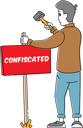 پیش‌نمایش فایل man-set-up-signboard-for-confiscated-property-4705267 از پک کسب‌وکار و امور مالی - نسخه 6