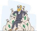 پیش‌نمایش فایل successful-business-man-with-money-4705326 از پک کسب‌وکار و امور مالی - نسخه 6