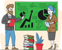 پیش‌نمایش فایل trainer-giving-financial-consultation-stand-at-chalkboard-with-data-4705324 از پک کسب‌وکار و امور مالی - نسخه 6