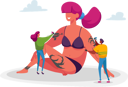 پیش‌نمایش فایل artist-making-tattoo-to-woman-with-tattooed-body-4704875 از پک سرگرمی‌ها