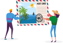 پیش‌نمایش فایل male-and-woman-holding-postcard-with-tropical-beach-and-palm-trees-4704858 از پک سرگرمی‌ها