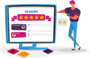 پیش‌نمایش فایل boy-giving-negative-review-4705105 از پک تچنولوگیس