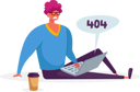 پیش‌نمایش فایل boy-tense-due-to-error-404-4705027 از پک تچنولوگیس
