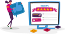 پیش‌نمایش فایل girl-giving-positive-review-4705104 از پک تچنولوگیس