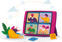 پیش‌نمایش فایل online-business-meeting-4705086 از پک تچنولوگیس