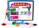 پیش‌نمایش فایل people-giving-online-rating-4705106 از پک تچنولوگیس