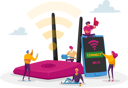 پیش‌نمایش فایل people-using-wireless-connection-4705169 از پک تچنولوگیس