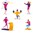 پیش‌نمایش فایل sporty-training-in-virtual-reality-cyberspace-4705165 از پک تچنولوگیس