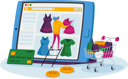 پیش‌نمایش فایل woman-buying-online-products-by-paying-through-card-4705109 از پک تچنولوگیس