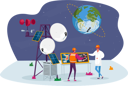 پیش‌نمایش فایل meteorologist-on-meteo-station-near-transmission-tower-with-satellite-on-earth-orbit-4704990 از پک علم